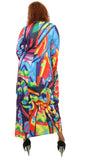 Women's Oversize Loose and Comfortable Fit Baggy Dress 22013: One Size (6-26)