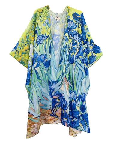 Van Gogh Irises Kimono