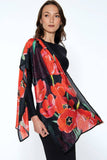 Samiya Scarves : Red Poppies