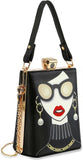 Retro Art Deco Design Petite Hand Tote: Multi6