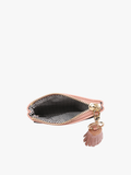 WL1890A Lena Coin Pouch w/ ID Holder: Plaid-Red/Black