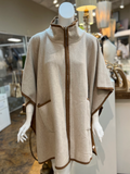 CP23106 Cascades Cape Coat: 06 Beige