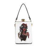 Hip Art Print Petite Hand Tote: Multi