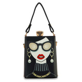 Retro Art Deco Design Petite Hand Tote: Multi6