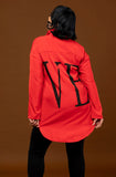 Red Love Shirtdress