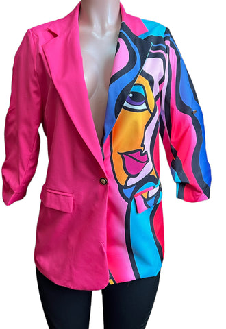 Fuchsia Melody Blazer 