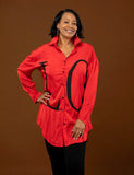 Red Love Shirtdress