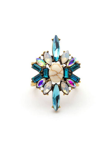 Ring Blue Edgy Focal