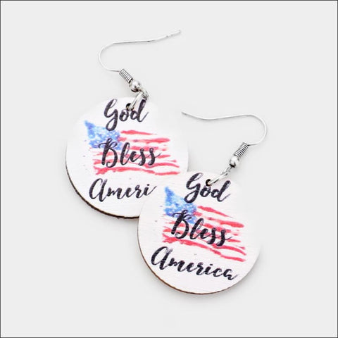 God Bless America Earrings - earrings