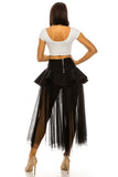 Back of Black Tulle skirt