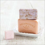 Set of 3 Rose Petal Mini Soap Bars - 25 g - soap