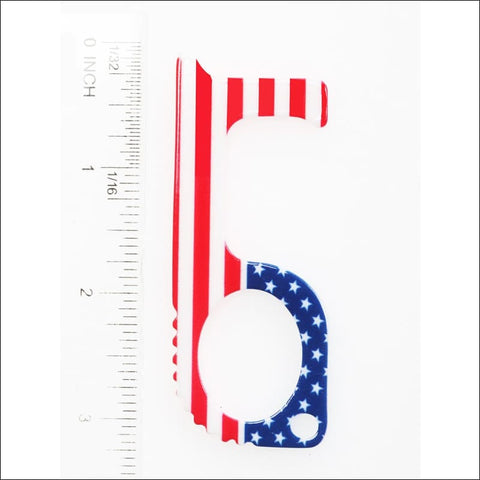 USA Flag No Touch Multi Key - no touch multi key