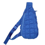 Quilted Stylish Lightweight Puffer Sling Bag: GRN / ONE SIZE