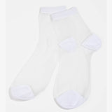 Sheer Ankle Socks: WH