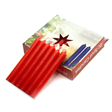 4''Chime/Spell candles(pack of 20) Red