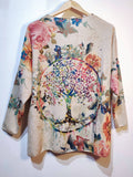 Printed Tunic (Ness Arbre Shining Warm Colors): Multicoloured / Frenchman