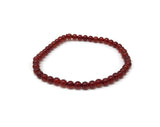 #92 Beads Bracelet Red Carnelian (Beads approx. 4mm)