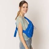 Quilted Stylish Lightweight Puffer Sling Bag: GRN / ONE SIZE