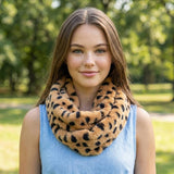 Dalmatian Print Infinity Scarf: BR