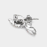 Pave Crystal Bird Pin Brooch: GOLD MULTI