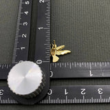 Rhinestone Enamel Hummingbird Ear Studs