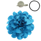 Camellia Flower Pin and Hair Clip : Burgundy