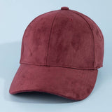 Soft Suede Six Panel Baseball Cap: IV