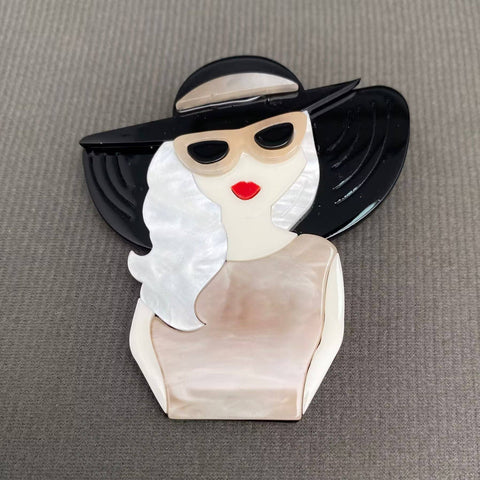 Acrylic Fashion Women Brooch: B