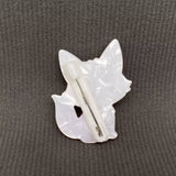 Acrylic Fox Brooch