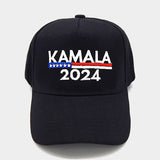 KAMALA Harris 2024 Message Pointed Baseball Cap
: Pink