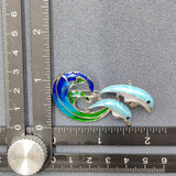 The Dolphin Jumping Out of The Sea Brooch