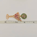 Cocktail Time Rhinestone Earrings