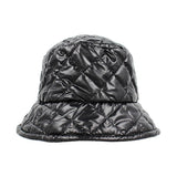 Shiny Quilted Bucket Hat
: Silver