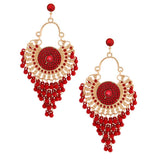 Beaded Mandala Earrings