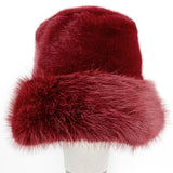 Faux Fur Russian Style Plush Bucket Hat
: Blue