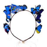 Butterfly Ribbon Closure Headband : Multi-Colored