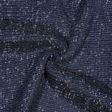 Glitter Bling Shiny Dress Scarf Shawl: Black-Silver