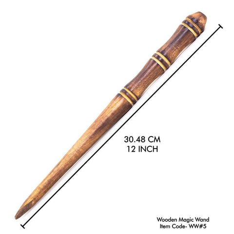 Wooden Magic Wand #5, approx. 12"
