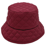 Quilted Padding Bucket Hat: BUR / ONE SIZE