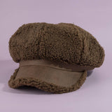 Sherpa Fleece Baker Boy Cap: IV