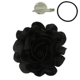 Camellia Flower Pin and Hair Clip : Burgundy