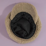 Sherpa Fleece Baker Boy Cap: IV