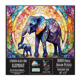 0734 SG Zoo - Elephants 1000 pc Puzzle