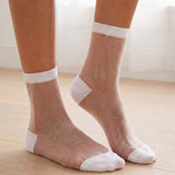 Sheer Ankle Socks: WH