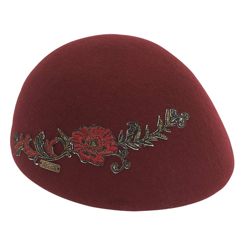 Red, Wool Felt Barrette