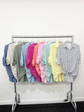 STRIPED SHIRT: BabyBlue