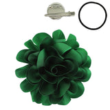 Camellia Flower Pin and Hair Clip : Burgundy