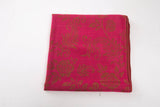 Women’s Floral Paisley Fringe Scarf – 4 Colors: Fuchsia