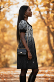 Charcoal Mist Sweater Dress: Gray / S