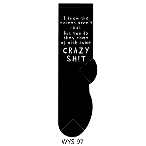 Black background with white text quote about voices and creativity